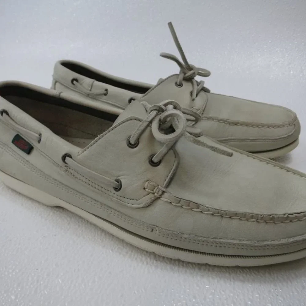 Dockmasters Leather Comfort Casual Boat Shoes Mens Casual Footowear sz 14 M